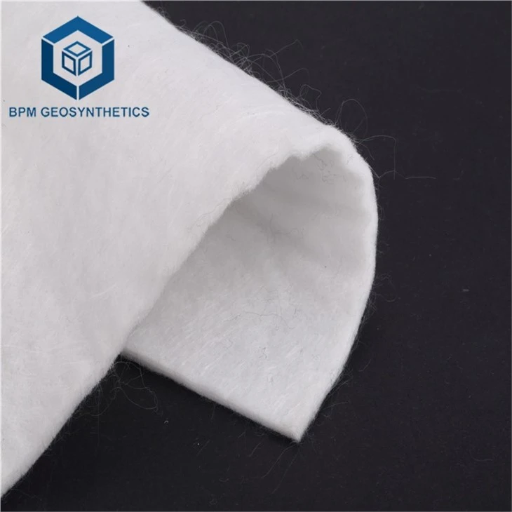 Geotextile non woven fabric french drain (4)